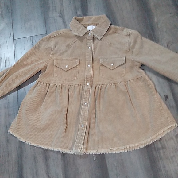 Entro Women's Tan Corduroy Jacket Oversized Retro Size S - Picture 1 of 12